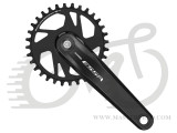 Шатуны Shimano FC-U2000-1 Essa 32T, 175мм, без защиты, черные OEM